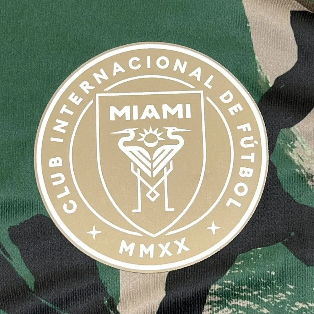 NEW Inter Miami CF adidas Camo 2021 Pre-Match  Performance Top Shirt MD